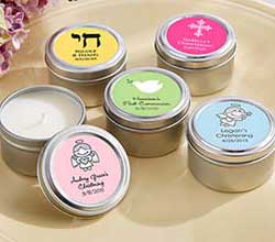 Personalized Travel Candle - Religious