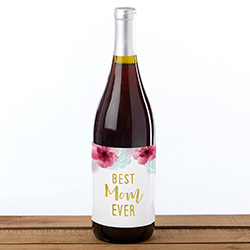 Mothers Day Wine Bottle Label (Set of 6)